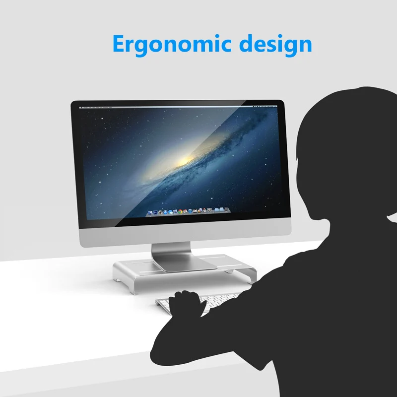 Подставка для ноутбука из алюминиевого сплава держатель Macbook Air Pro iMac lapнастольная