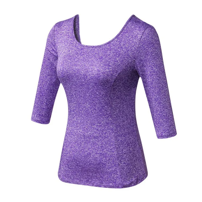 

Women Sports T-shirt quick-dry Wicking Breathable Long Sleeve Loose Yoga Running Workout Slim Activewear Comfort T-shirt