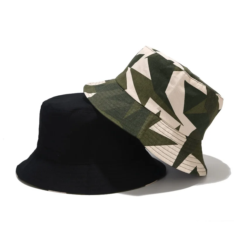 

Camouflage Double-sided Fisherman Hats for Men and Women Outdoor Sun Hats and Leisure Basin Hats bucket hat women