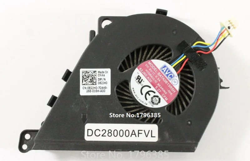 Новый вентилятор охлаждения процессора ноутбука для Dell Latitude E5430 82JH0 082JH0 DC28000AFVL