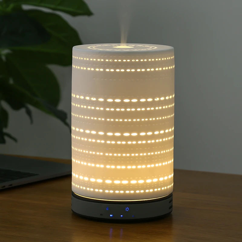 

Ceramic Incense Burner Electric House Portable Mini Home Led Night Light Humidifier Queimador De Incenso Home Decor OO50XL