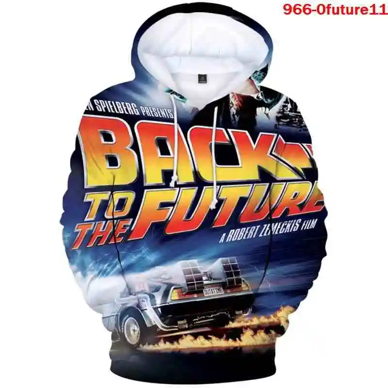 

2021 New Back To The Future Movie 3D Printed Hoodies Men Pullover Streetwear Long Sleeve Loose Fashion Sweatshirts Tops Male