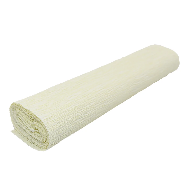 beige 250*50 см декоративное оригами сморщенное Креповое бумажное ремесло, ручная работа цветок сделать упаковку сложить Скрапбукинг Вечерние Декорации - Цвет: beige