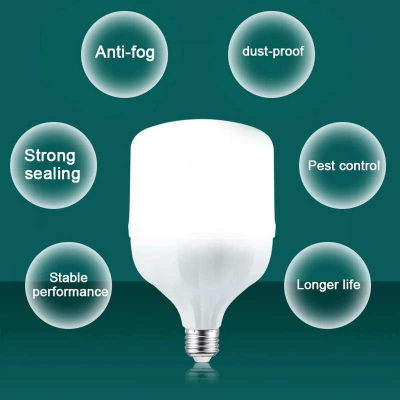 Home lighting led light environmental protection T source high-power ground e27 |