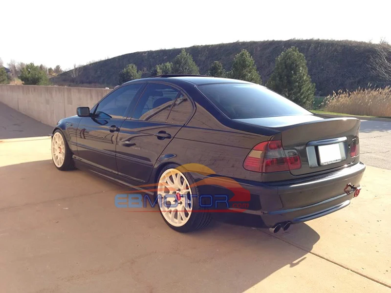 Окрашенный OEM CSL Стиль Реальный FBIER стеклянный багажник для BMW E46 4D Седан 2000 2006