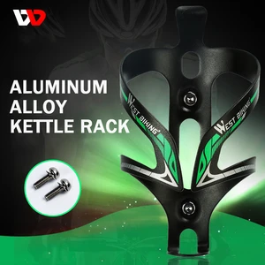 WEST BIKING Ultralight Bike Water Bottle Cage Aluminum Alloy Bicycle Bottle Holder for Mountain Bike Portable Accessories