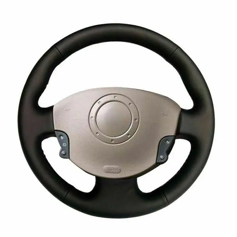 

Для Renault Megane 2003-2008 Топ кожаное рулевое колесо ручная вышивка крестом на Обёрточная Бумага Обложка