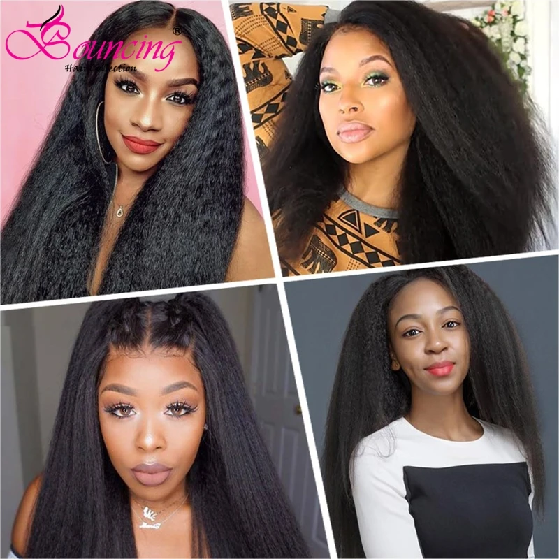 

Yaki Straight Full Lace Wigs Human Hair With Baby Hair 28 30 Inch Brazilian Remy Hair Preplucked 180% Natural Wig For Woman