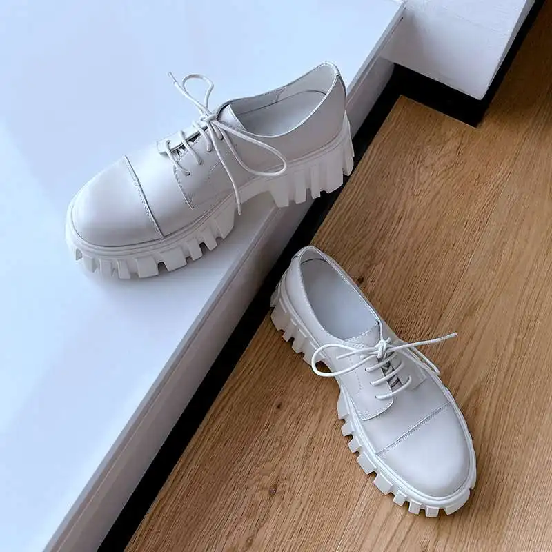 

Krazing pot England style genuine leather round toe high heels brand shoes cross-tied beauty lady fashion solid women pumps L1f1