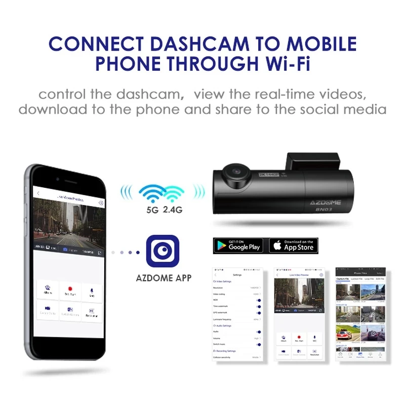 mini hidden 1440p car dash cam front rear dual camera dvr detector gps 5 0g wifi app control video recorder 24h parking monitor free global shipping
