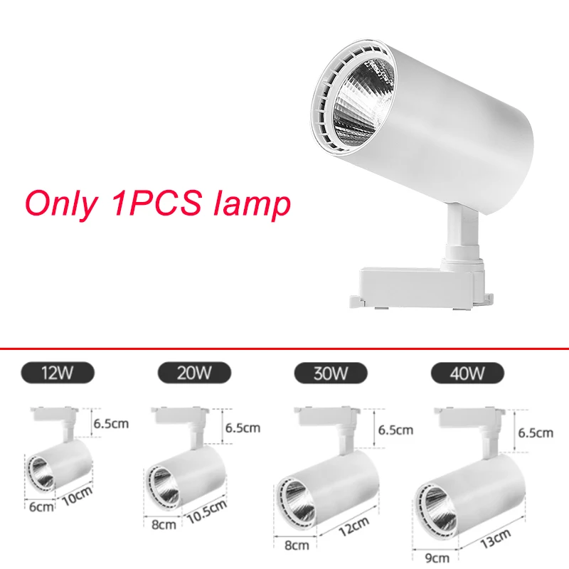 

Весь набор светодиодных трековых светильников 0,5/1 м, точечный светильник, светодиодный светильник 12/20/30/40 Вт, система трекового освещения, светильники, прожектор, домашний магазин, гостиная