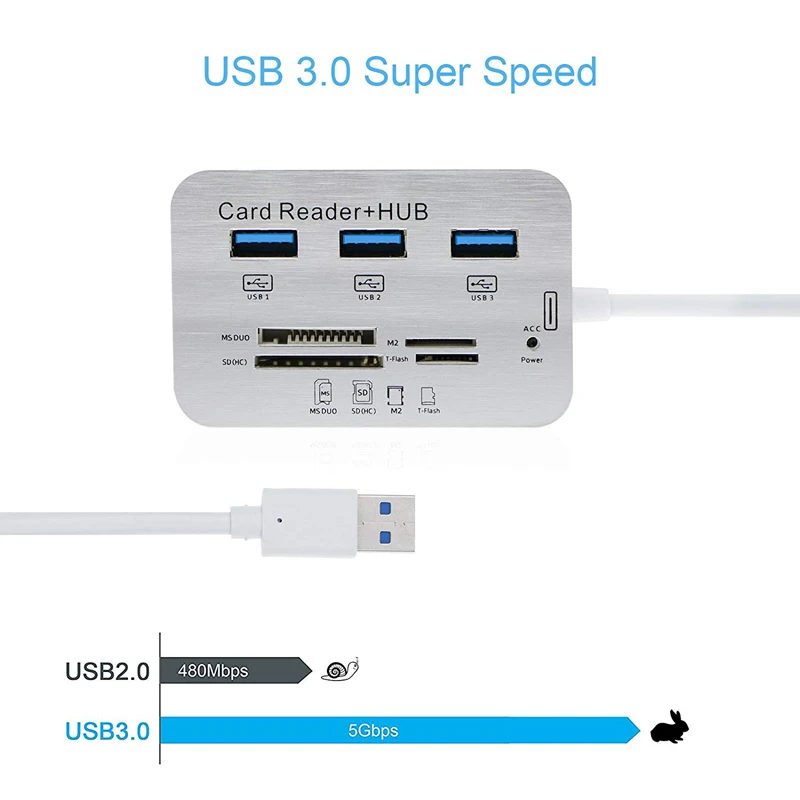 USB C HUB 3 0 1 Multi Splitter Port Sd Card Reader для Macbook Air компьютера ПК ноутбука аксессуары