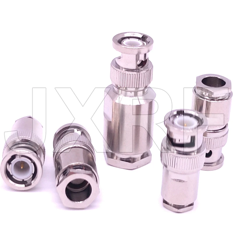 1 шт. BNC Штекерный зажим для RG174 RG316 LMR100 RG58 RG142 LMR195 RG5 RG6 LMR300 RG8 LMR400 RG165 RG213 кабель |