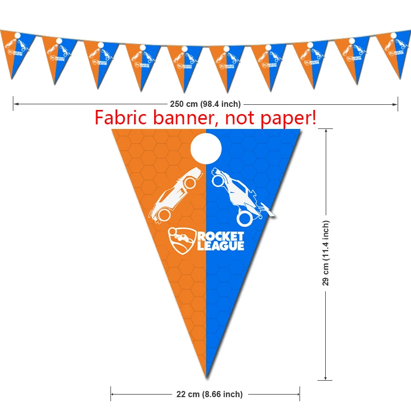 Rocket League Birthday Party Decorations Vedio Game Arcade Theme Favors Supplys Banner Cups Things Straws | Дом и сад