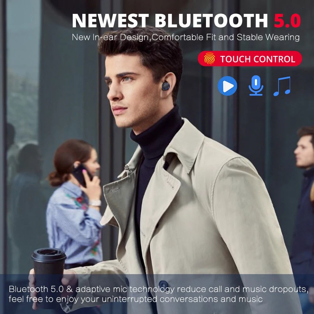 EMEOBE X11 TWS Bluetooth наушники Беспроводные спортивные бас для Iphone Xiaomi Huawei Samsung |