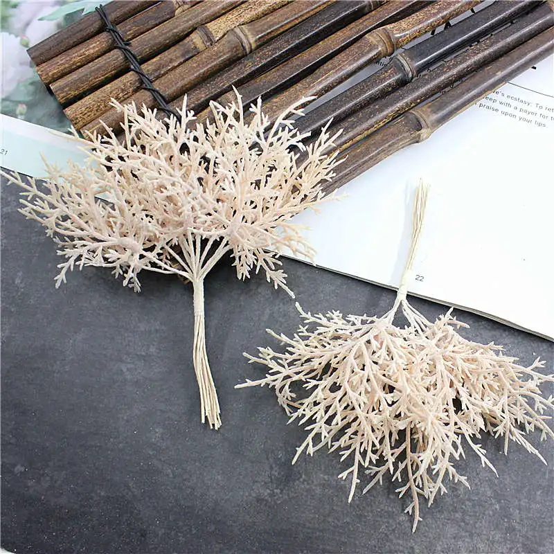 10 пьезы растений искусственно баратас хохас де Navidad jarrones para Decoracion del hogar Accesorios nupciales de la boda de