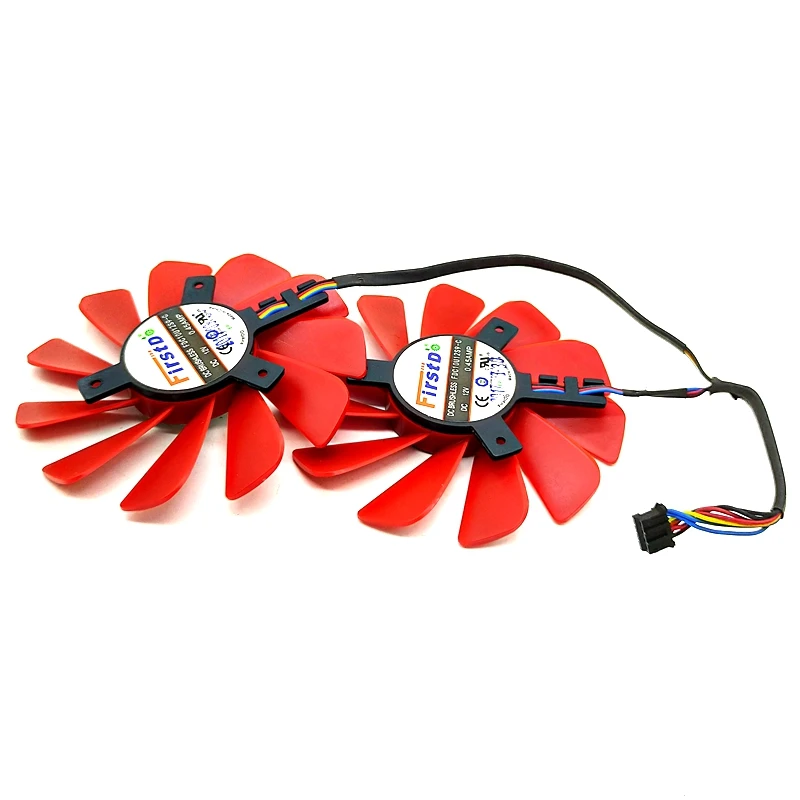 85 мм Новый FDC10U12S9 C 0.45AMP 4Pin охлаждающий вентилятор Замена для XFX RX 560D 570 580 Vega
