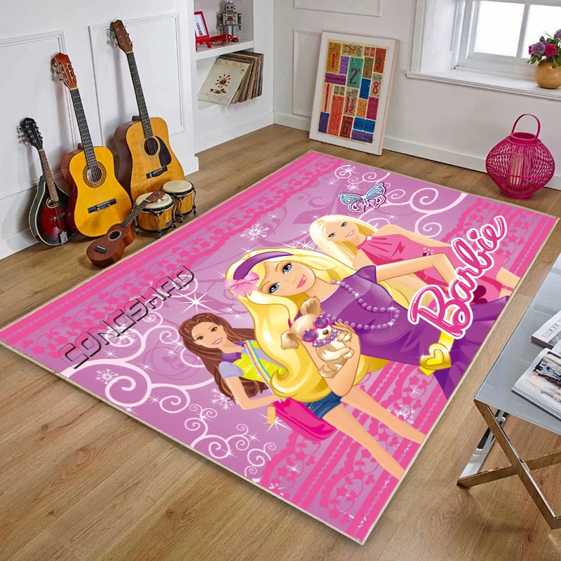 Disney Cinderella Mermaid Princess Belle Arlo Play Mat for Kids Non-slip Carpet Baby Crawling Girls Room Rug |
