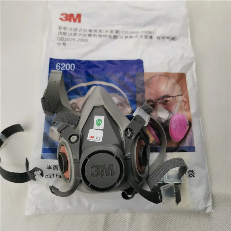 Оригинальная респираторная маска 3M 6200 комплект из 7 предметов респиратор с 6001