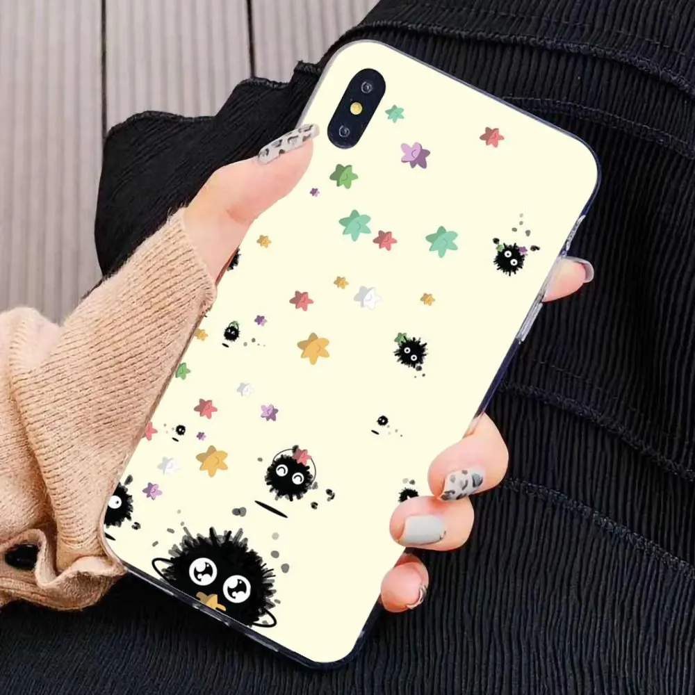 Студия Ghibli спиральный Тоторо мягкий чехол для Xiaomi Mi A1 A2 A3 5X 6X 8 9t Lite SE Pro Max Mix 1 2 3 2S |