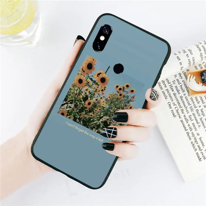 

Great art prints Flower Sunflower Rose Phone Case For Xiaomi Mi A1 A2 5 6 6PLUS 8 9 SE Lite MIX 2 2S MAX 2 3 Pocophone F1