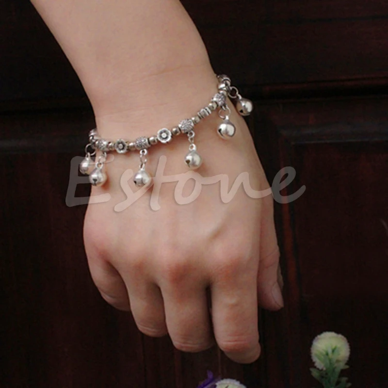 

100шт Серебряный колочик Craft Ювелирные изделия свадебные Подвески 6 мм бисе