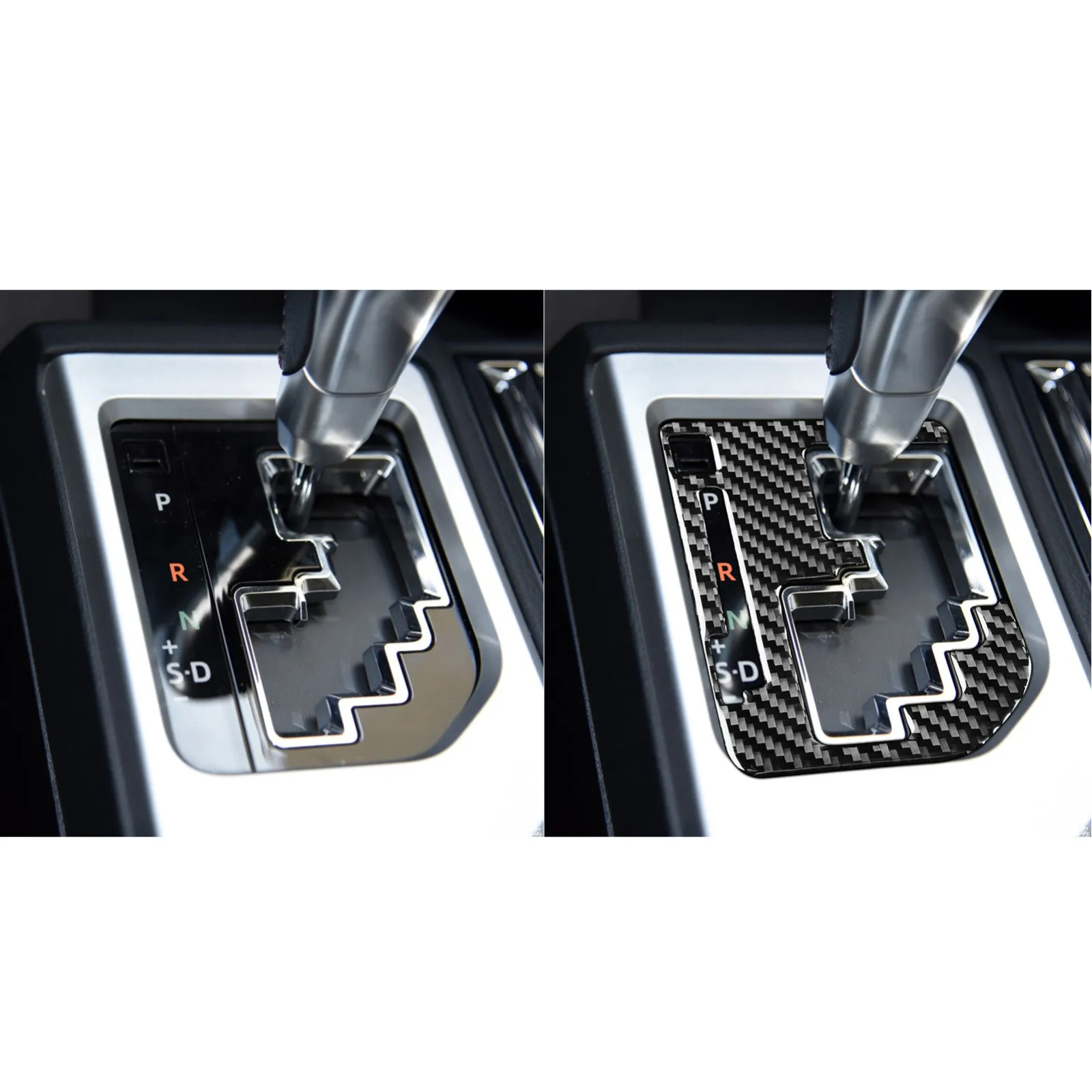 

Car Real Carbon Fiber Gear Indicator Stickers Panel Decoration For Toyota Tundra 2014 2015 2016 2017 2018