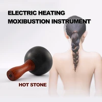 electric heating moxibustion instrument large hot stone gua sha cupping physiotherapy abdomen back massage relieve fatigue relax