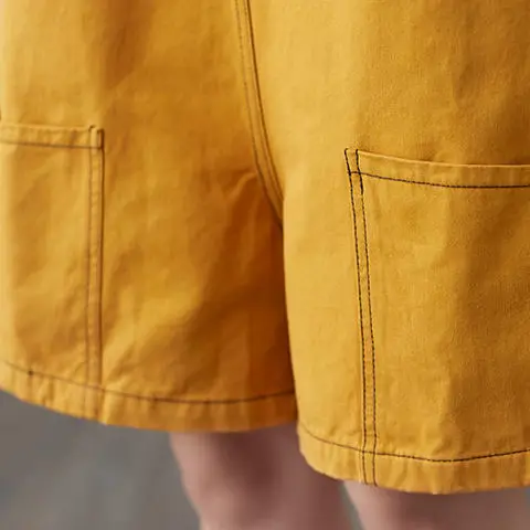 

Age reducing strap pants women's loose Korean version small man 2021 summer new high waist slim Jumpsuit wide leg shorts
