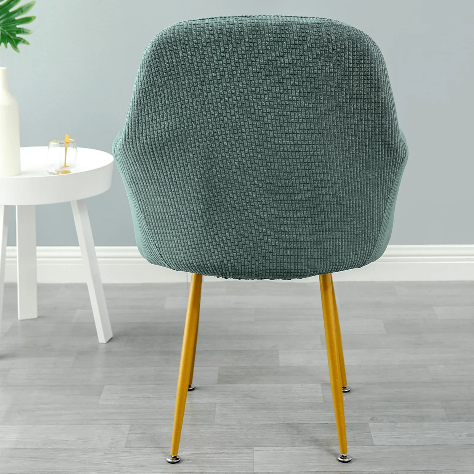 Чехол на кресло эластичная ткань спандекс с наклонным подлокотником чехол для