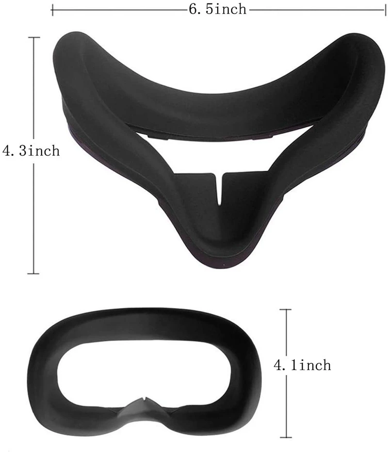 

Eye Mask Cover For Oculus Quest 2 VR Glasses Silicone Anti-leak Anti-sweat Shading Light Face Cover Pad VR Accessories For Quest