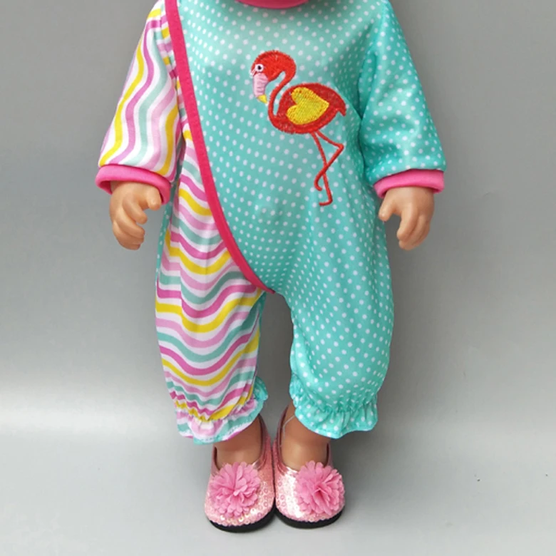 Детская Одежда для кукол 18 дюймов с леопардовым узором пальто 43 см кукла