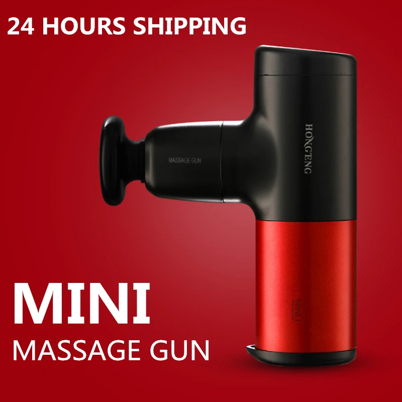 Массажный пистолет с ЖК дисплеем устройство для глубокого массажа мышц