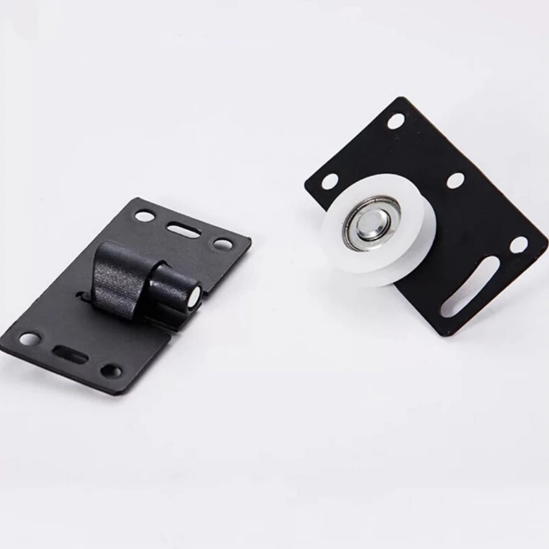 Домашний шкаф из цельного дерева раздвижные двери направляющие дверные шкивы