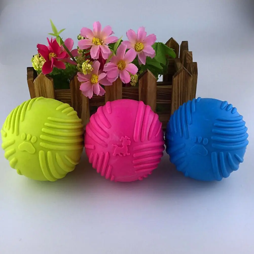 1 шт. Горячая резиновая игрушка для собаки шарики игрушки домашних животных