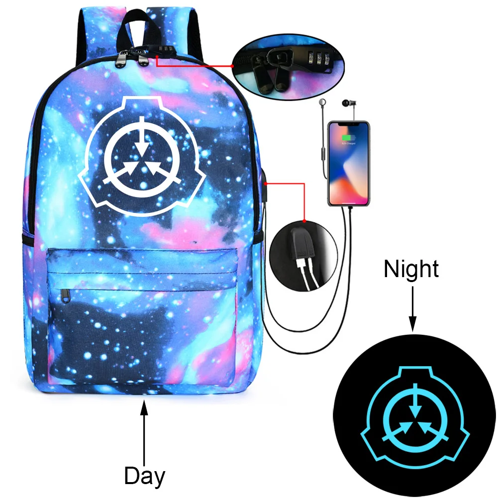 

Новинка 2020, светящийся Светящийся рюкзак для женщин и мужчин, школьный дорожный рюкзак на плечо для ноутбука