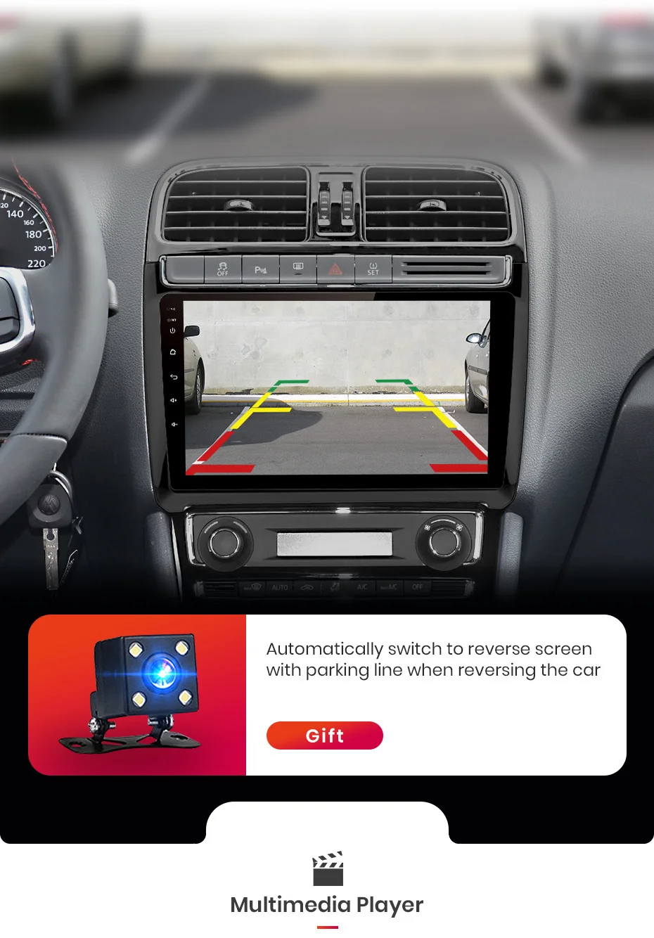 Junsun V1 pro 4G+ 64G CarPlay Android 9,0 DSP для POLO 2009- автомобильный Радио мультимедийный видеоплеер навигация gps RDS 2 din dvd