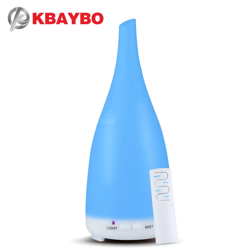 KBAYBO essential oil diffuser air humidifier cool mist maker aromatherapy 7 color led lights for home fogger with remote control | Бытовая