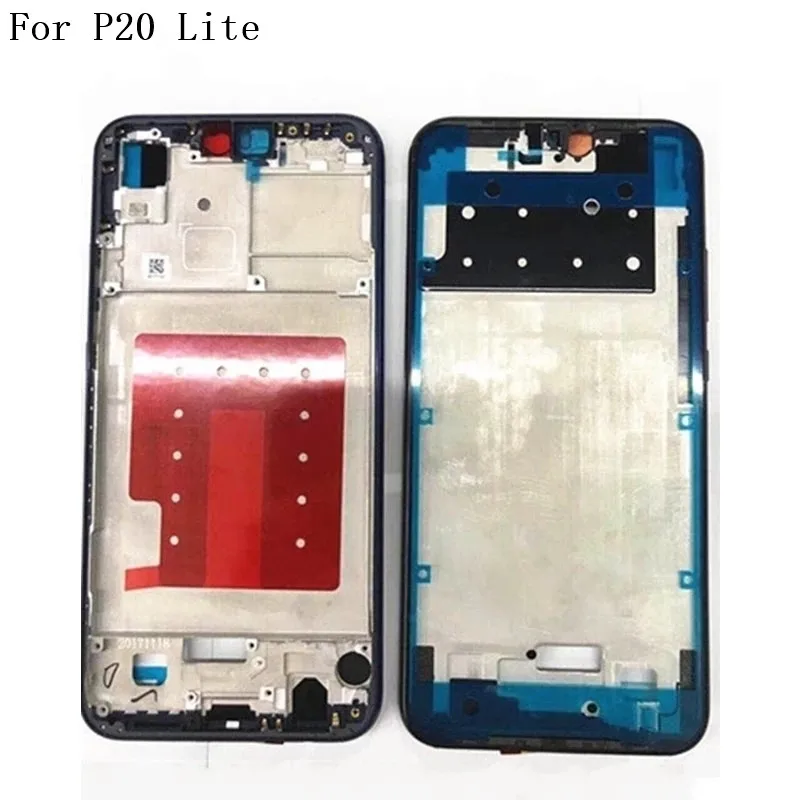 Задняя Лицевая панель ЖК дисплея для Huawei P20 Lite/Nova 3E передняя рамка корпуса средняя