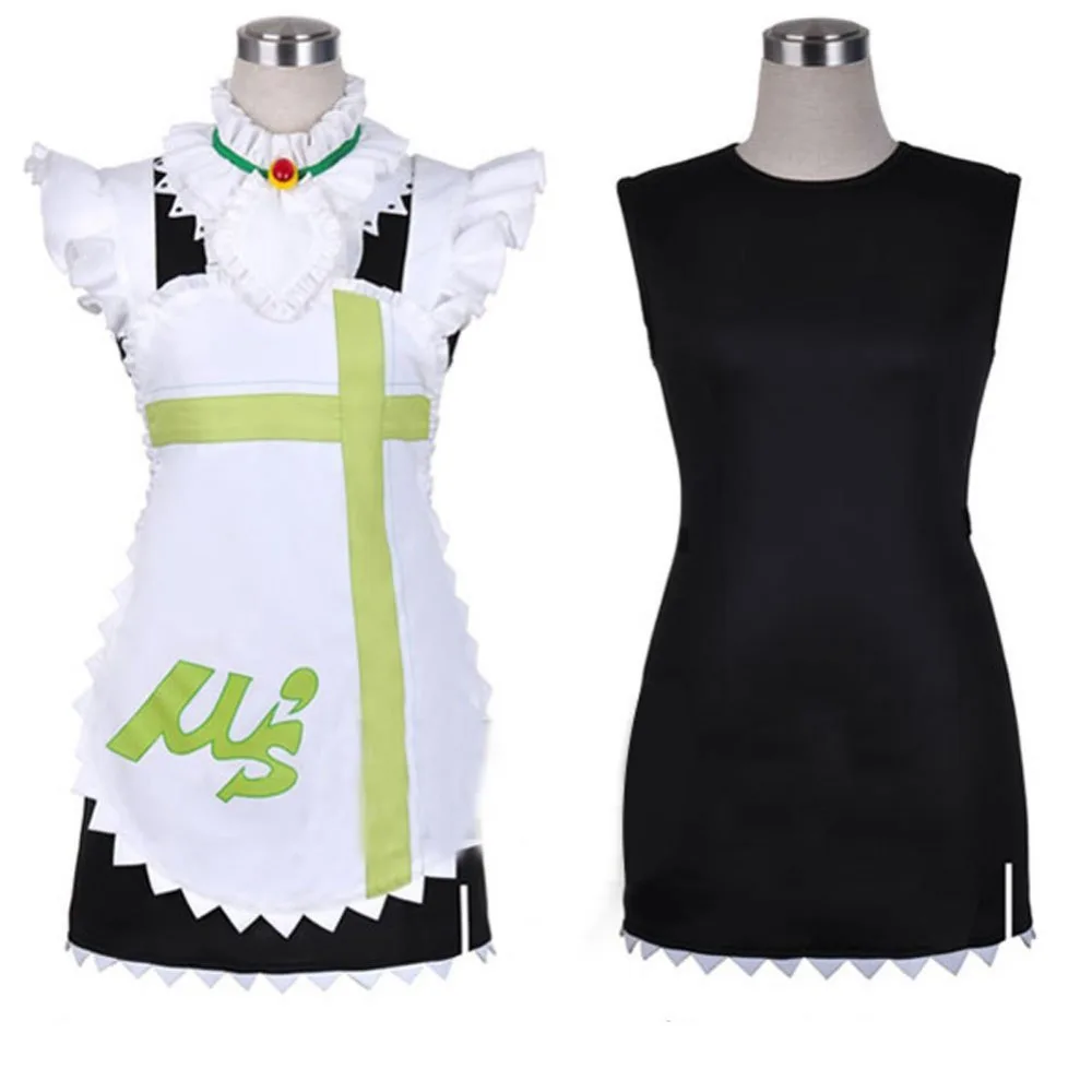 

Anime Cos lovelive! Rin Hoshizora apron dress Maid Suit Cosplay Costumes Sets