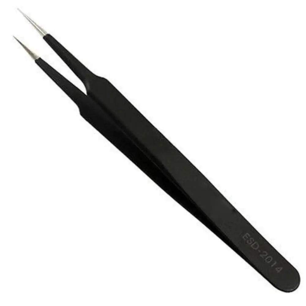 6Pcs Black Color Eyebrow Tweezer Hair Beauty Slanted Puller Stainless Steel Eye Brow Clips Makeup Tool Brand New