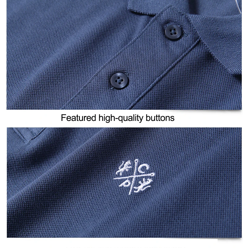 Мужская рубашка-поло из чистого хлопка с коротким рукавом | одежда