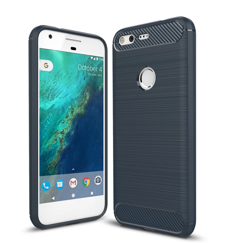 KEYSION чехол для Google Pixel 2 XL противоударный из углеродного волокна ТПУ телефона 3 3a 4 |