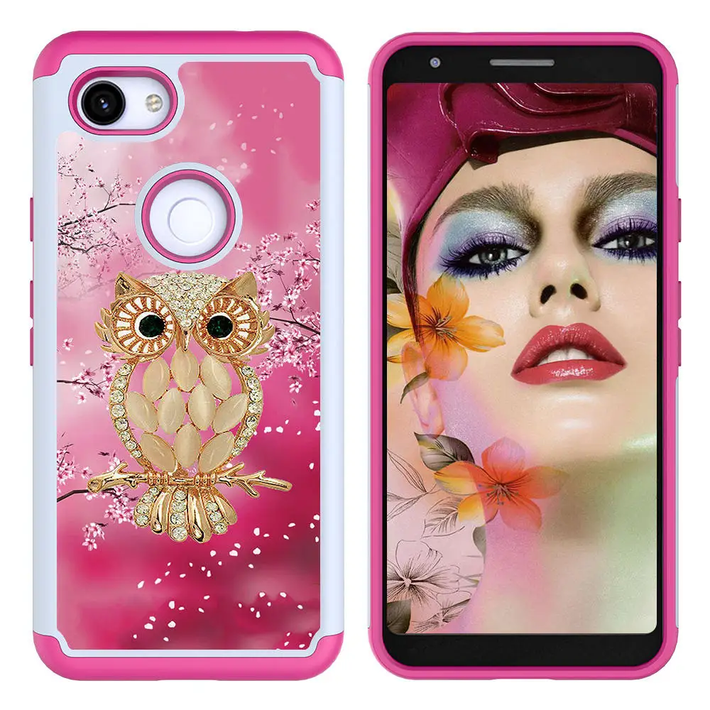 Golden owl Милый чехол для google pixel 3a 4 xl с мультипликационным рисунком, Защитный Мягкий бампер, чехол s на google pixel XL 3 3A, противоударный чехол - Цвет: Golden owl