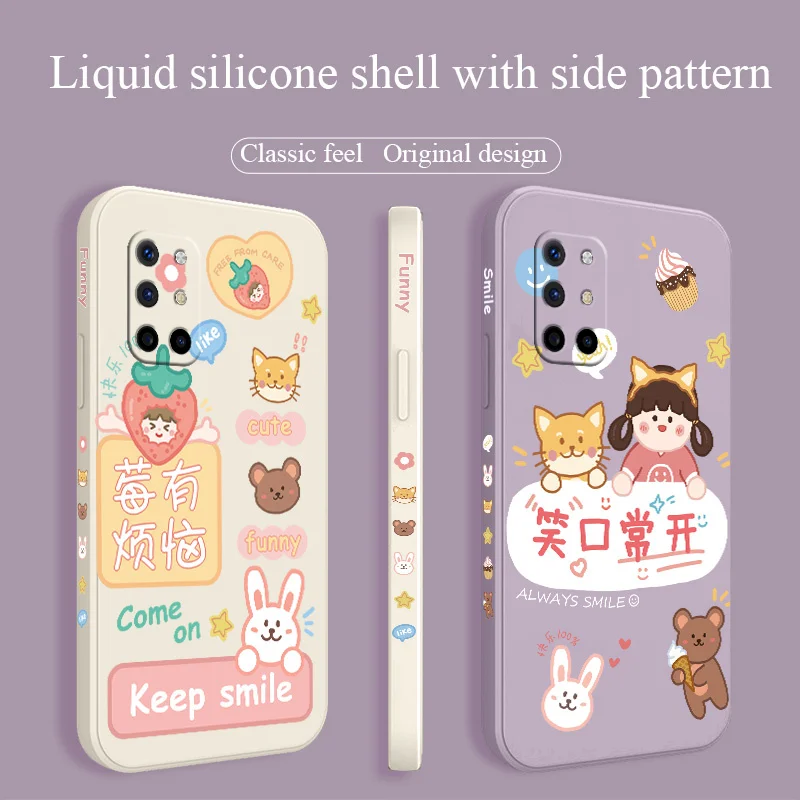 

Girl Said Yeah Phone Case For Oneplus 8t 9 9pro 9r Liquid Silicone Cover