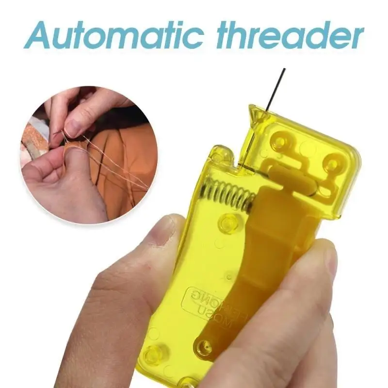 

Automatic Needle Threader Sewing Needle Device Hand Machine DIY Tool Sewing Needles Parts For Elderly Household Accessories 1pc