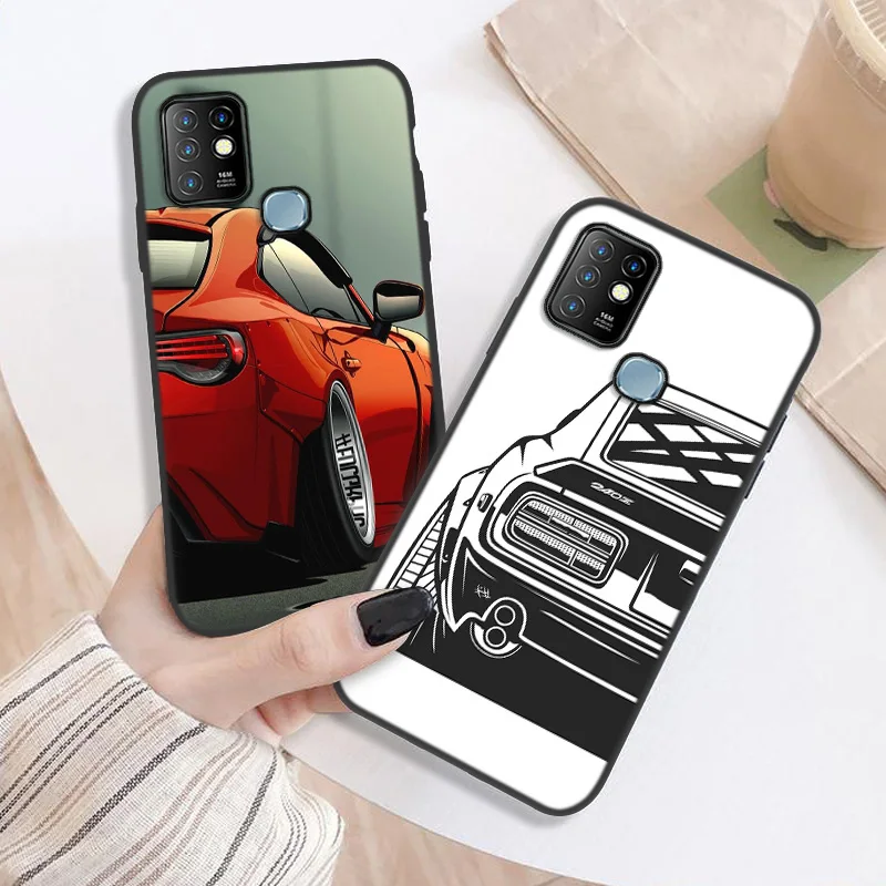 shockproof case for infinix hot 10 lite 8 9 play case for infinix note 10 7 zero 8 smart 5 4 tokyo jdm sports car phone cover free global shipping
