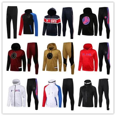 2021 2022 ПСЖ куртка футбольный тренировочный костюм матч с длинным рукавом