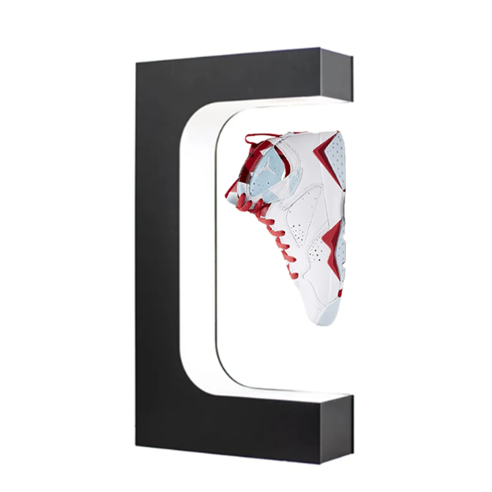 Магнитная левитация обуви дисплей 360 градусов вращения продукта образец стенд