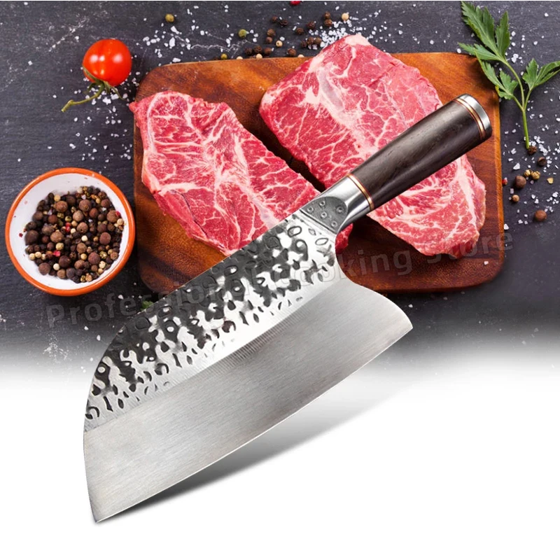 

Hand-forged stainless steel chef's knife Chopping knife Meat cleaver Household kitchen knife Slicing knife Cooking knife
